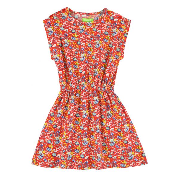LILY BALOU - YARA DRESS - KURZARM KLEID - COBALT-DREAM