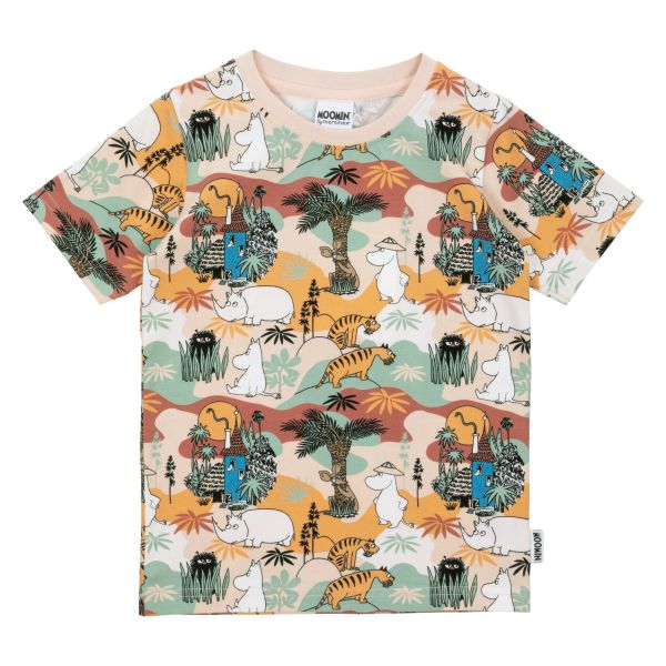 MARTINEX - SAVANNA T-SHIRT - KURZARM T- SHIRT - BEIGE