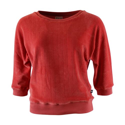 FROY & DIND - SWEATER LIMA VELVET BROWN - DAMEN OBERTEIL - ROSE