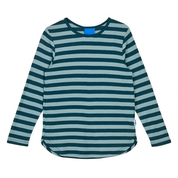 FINKID - MERISILLI - GESTREIFTES LANGARMSHIRT AUS BAMBUSJERSEY
