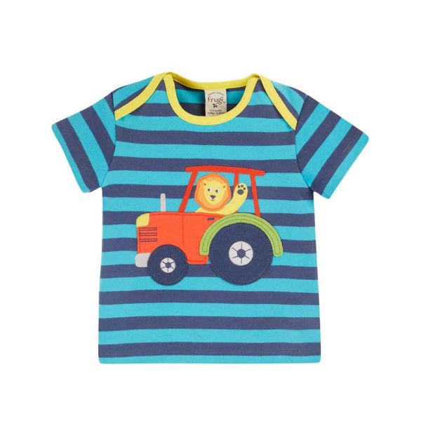 FRUGI - BOBSTER APPLIQUE TOP - KURZARM T-SHIRT