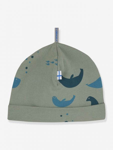 FINKID - HITTI - JERSEY BEANIE MIT TIERPRINT