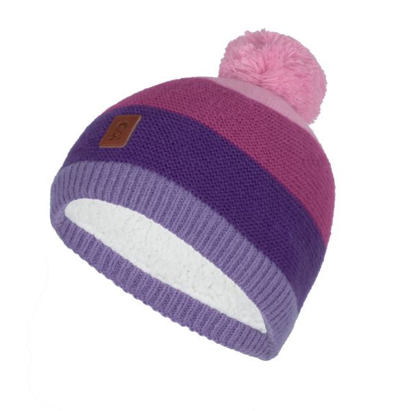 TROLLKIDS - KIDS GRYLLEFJORD BOBBLE CAP - WARMES STRICK BOMMELMÜTZE