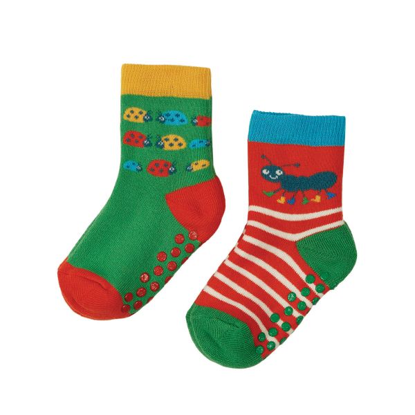 FRUGI - GRIPPY SOCKS 2 PACK - STOPPERSOCKEN