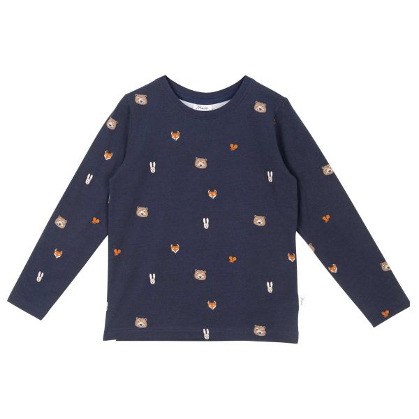 MARTINEX - RASCALS SHIRT - KINDER LANGARMSHIRT - DBLUE/DUNKELBLAU