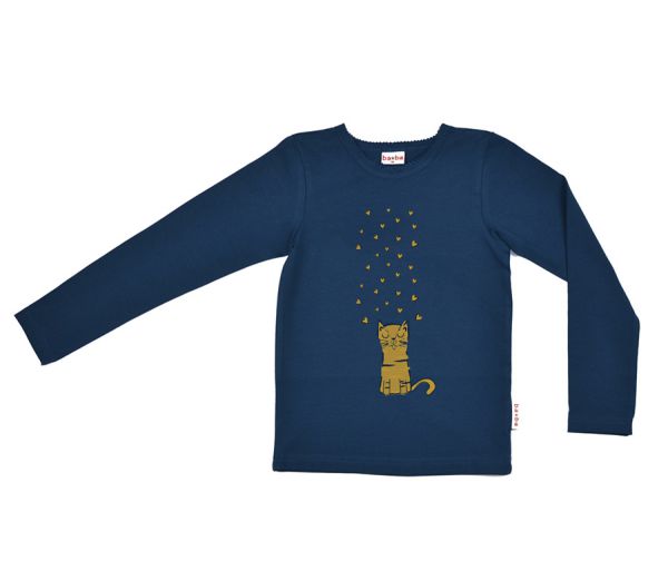 BABA - Mädchen Langarmshirt Cat