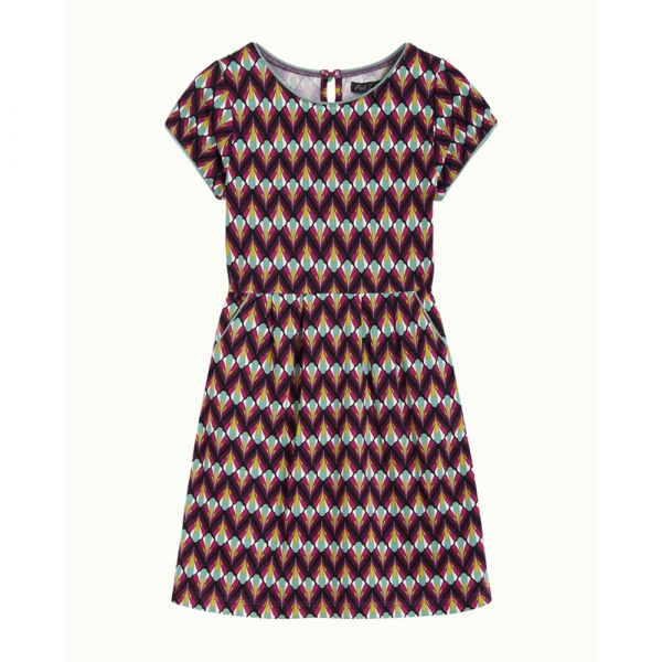 KING LOUIE PETITE - MONA DRESS NAMASTE - MÄDCHEN KLEID - VIVID PURPLE