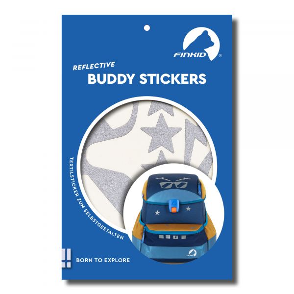 FINKID - REFLECTIVE BUDDY STICKERS - REFLEKTIERENDE TEXTILSTICKER FÜR BUDDY