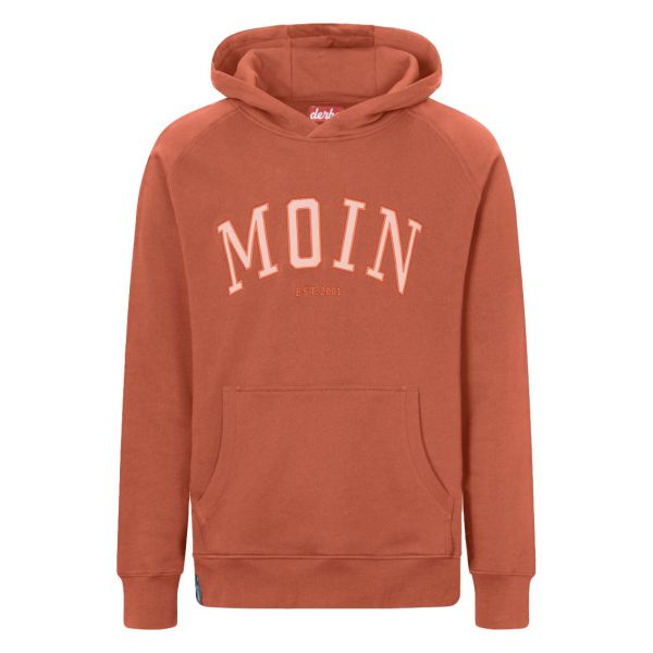 DERBE - MOIN - HERREN HOODIE KAPUZENPULLOVER - CINNAMON