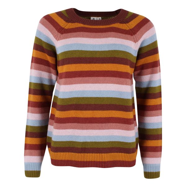 DANEFAE - DANEHYTTE WOOL SWEATER - DAMEN STRICKPULLOVER - LETTER