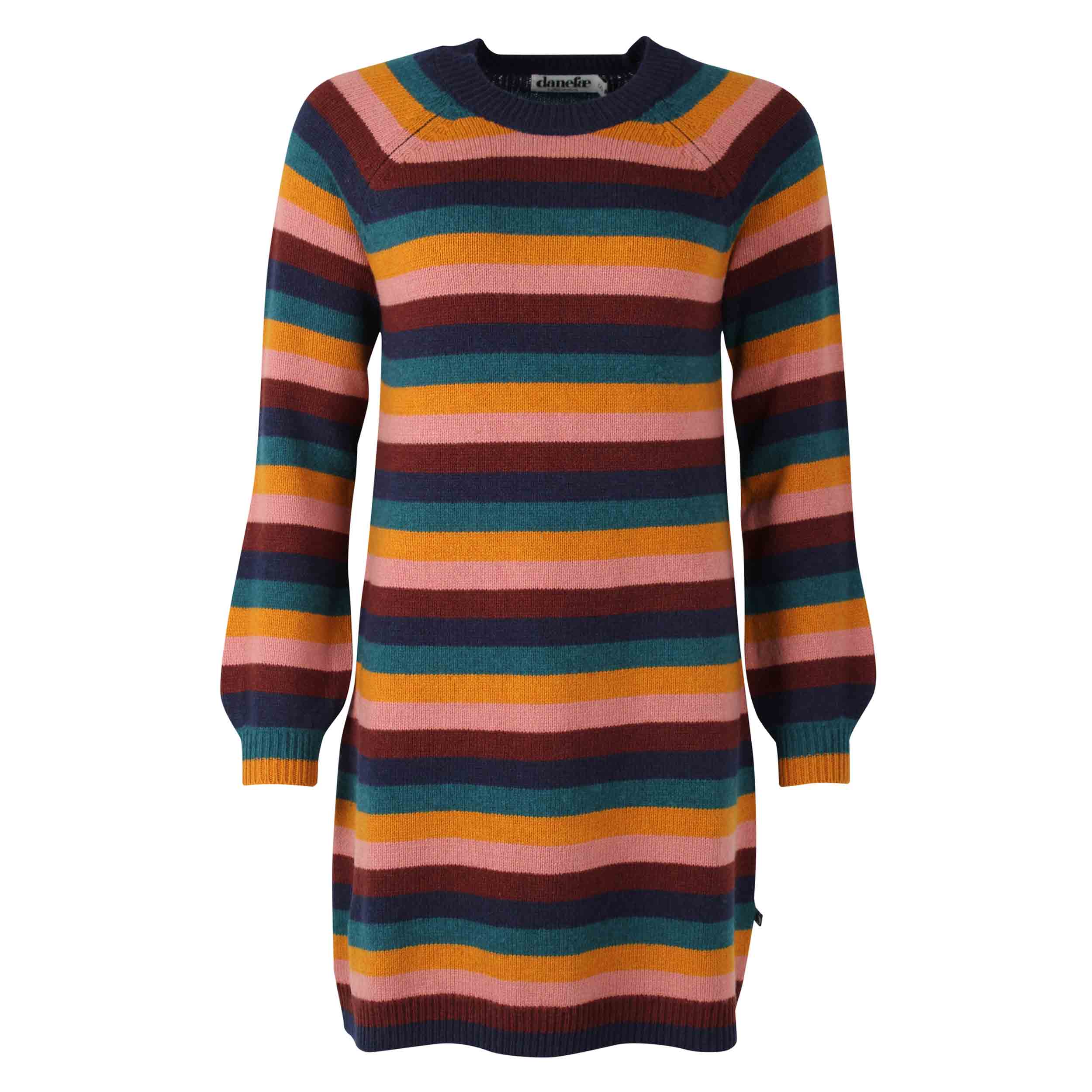 DANEFAE DANESUKKERTOP WOOL SWEATER DRESS DAMEN STRICKKLEID BIG THINGS KLEID UND ROCK FRECHE MUTTER Nordgesichter Nordische Mode