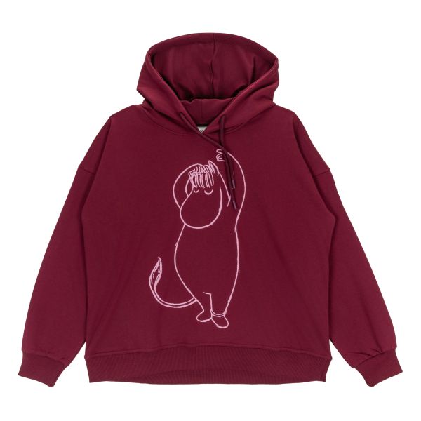 MARTINEX - SALLA HOODIE COIFFURE - DAMEN KAPUZENPULLOVER - BURG