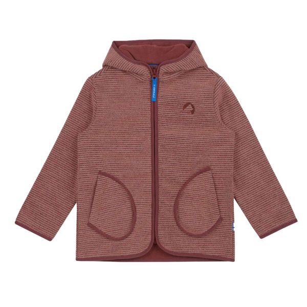 FINKID - TONTTU WIND - SOFTSHELLJACKE IN STRICKOPTIK