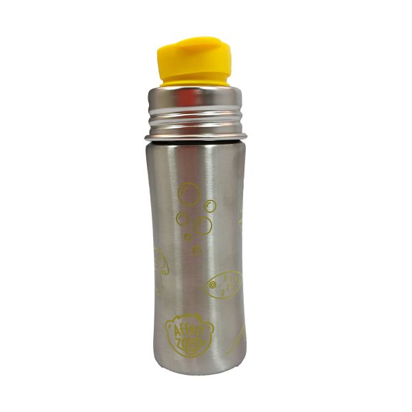 AFFENZAHN - TRINKFLASCHE GELB - TIGER