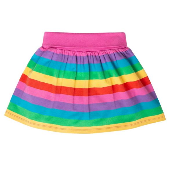 FRUGI - SPRING SKORT - PRAKTISCHER ROCK MIT HOSE - FOXGLOVE RAINBOW STRIPE