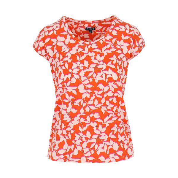 LILY BALOU - DANA TOP - DAMEN KURZARM OBERTEIL - BLISSFUL-BLOOM