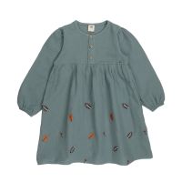 WALKIDDY - MUSLIN DRESS - LANGARMKLEID - FALL FLOWERS WALKIDDY - MUSLIN DRESS - LANGARMKLEID - FALL FLOWERS