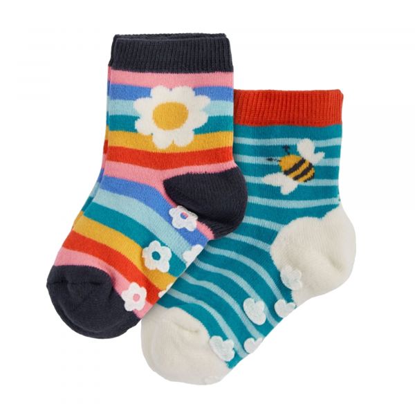 FRUGI - GRIPPY SOCKS 2 PACK - STOPPERSOCKEN