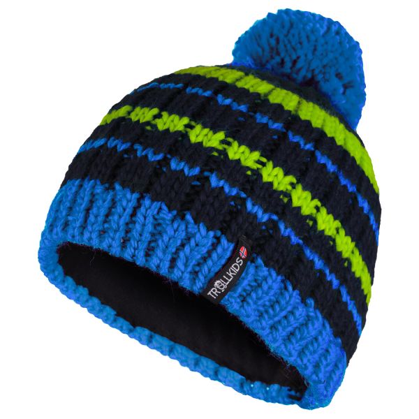 TROLLKIDS - KIDS HAFJELL BOBBLE CAP - WINTER STRICK BOMMELMÜTZE