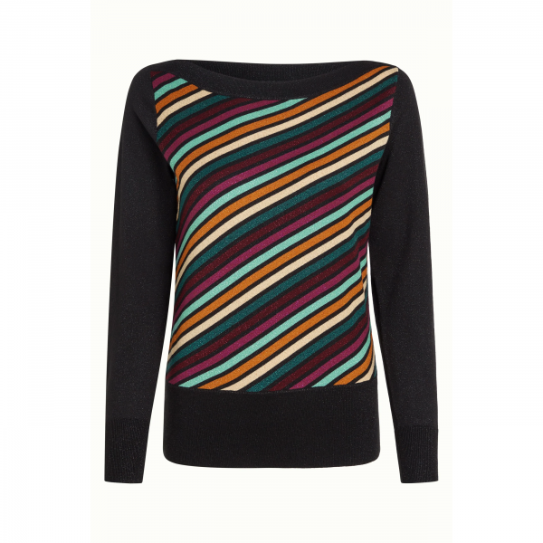 KING LOUIE - IVY TOP LAPIS - DAMEN OBERTEIL - BLACK