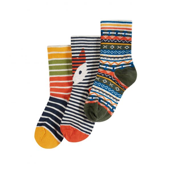 FRUGI - ROCK MY SOCKS - SOCKEN IM DREIERPACK