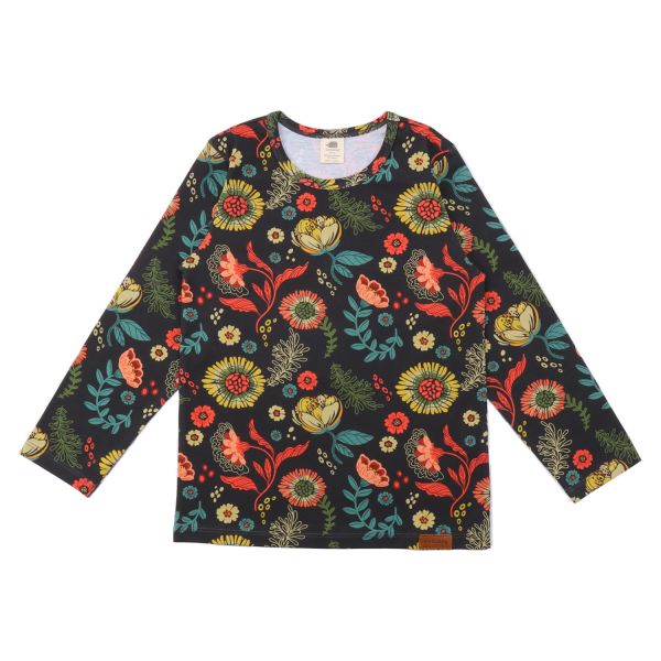 WALKIDDY - BIO LANGARM SHIRT - CHEERFUL FLOWERS - CHEERFUL FLOWERS