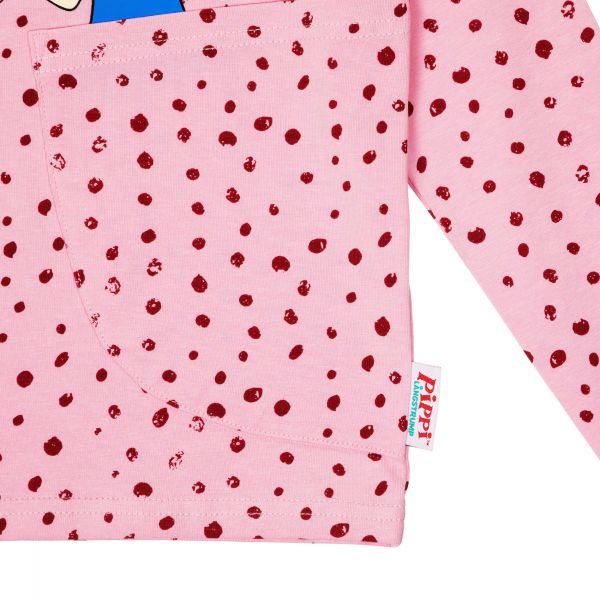 MARTINEX - SPECKLE SHIRT - LANGARM PULLOVER - PINK