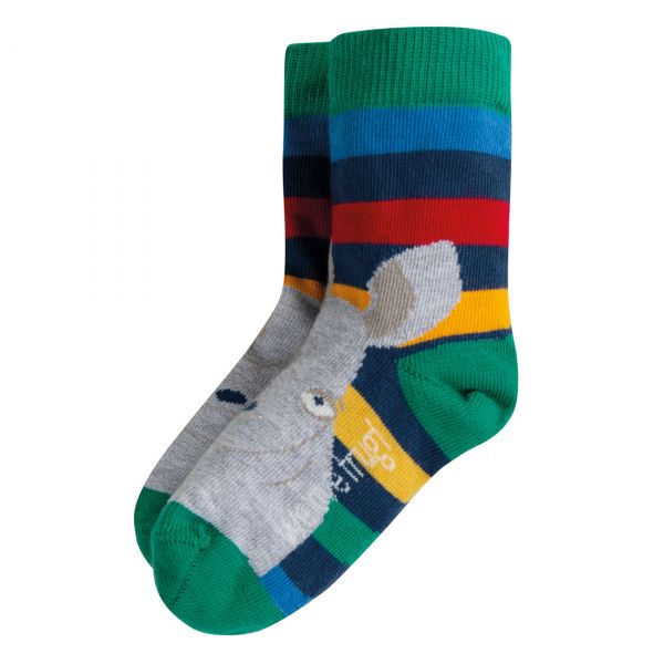FRUGI - PERFECT PAIR SOCKS - SOCKEN - Rainbow Stripe/Rhino