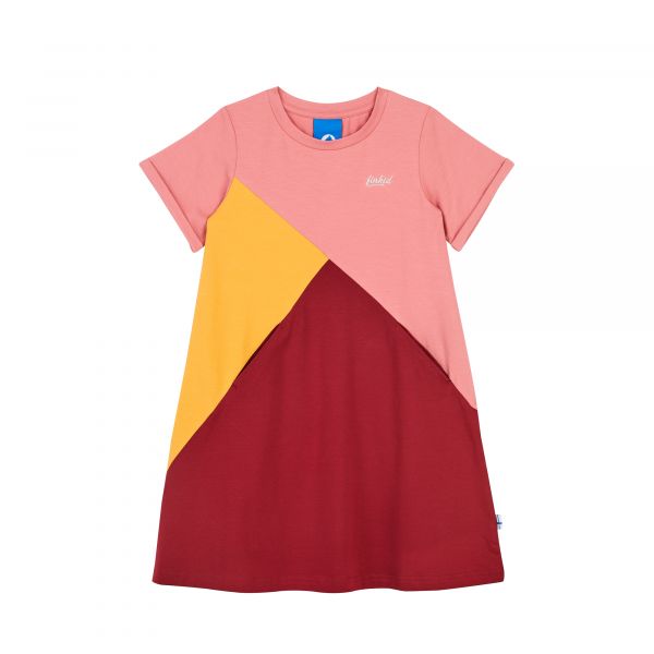 FINKID - MERIKORTTI - KURZARM KLEID IN COLORBLOCKS