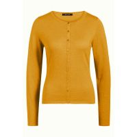 KING LOUIE - CARDI ROUNDNECK COCOON - DAMEN CARDIGAN - HONEY KING LOUIE - CARDI ROUNDNECK COCOON - DAMEN CARDIGAN - HONEY
