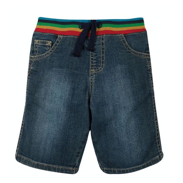 FRUGI - DORIAN DENIM SHORTS - KURZE SOMMER JEANS HOSE - MID WASH DENIM