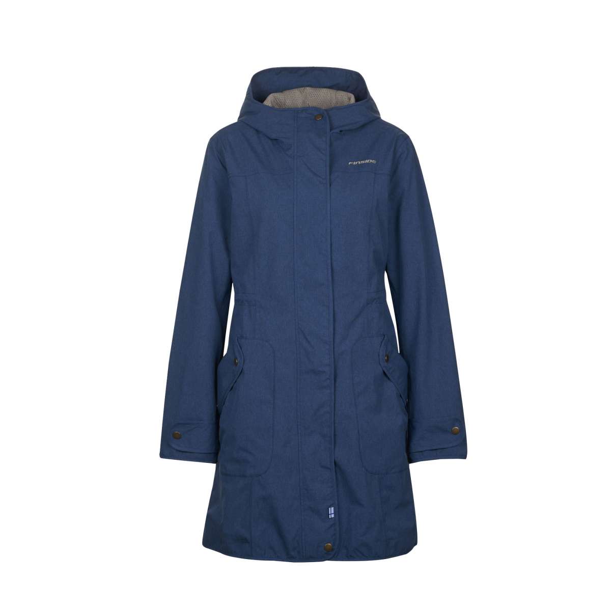 FINSIDE - ONNEKSI - DAMEN OUTDOORPARKA - ZIP IN AUSSENJACKE 