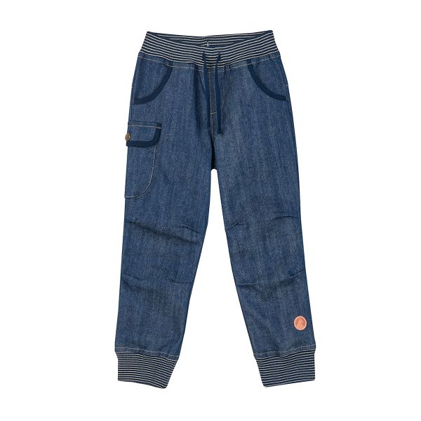FINKID - KISSA DENIM - SCHMALE CARGOHOSE AUS JEANS