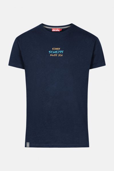 DERBE - MUSS ICH - HERREN T-SHIRT - NAVY
