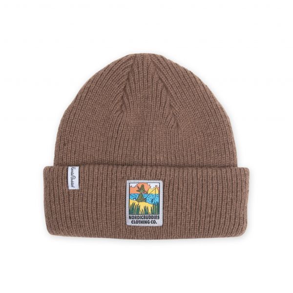 NORDIC BUDDIES - WINTER HAT BEANIE ADULT SNUFKIN - WINTER MÜTZE FÜR ERWACHSENE - BROWN