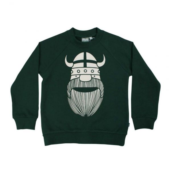 DANEFAE - ORGANIC - DANESTONE SWEAT - PULLOVER - CACTUS/COLD SLATE ERIK