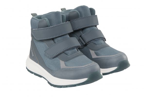 VIKING - EQUIP GLOW WP 2V - STRAPAZIERFÄHIGER, IM DUNKELN LEUCHTENDER KINDERSCHUH - GRAU