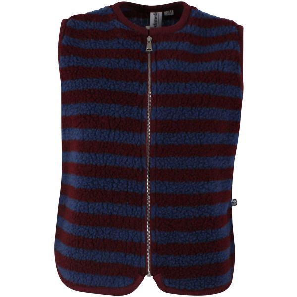 DANEFAE - DANECUBIST FUZZY WOOL STRIPE FLEECE VESTE - DAMEN FLEECEWESTE