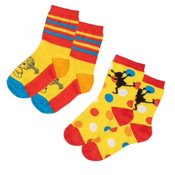 MARTINEX - PIPPI SOCKS 2PACK - YELLOW