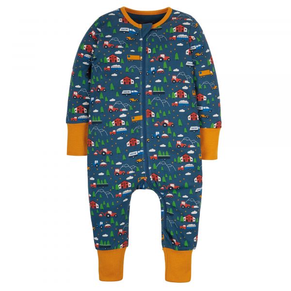 FRUGI - ZELAH ZIP UP ROMPER - WEICHER BABY OVERALL