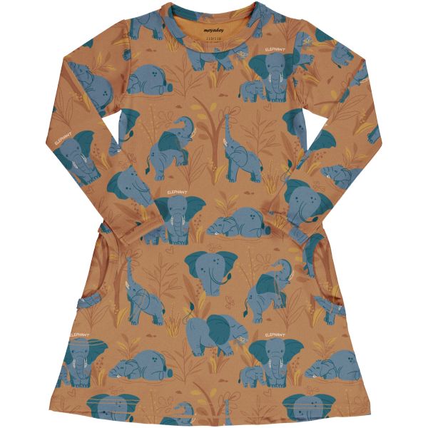 MEYADEY - DRESS LS - LANGARMKLEID - ELEPHANT CLAN