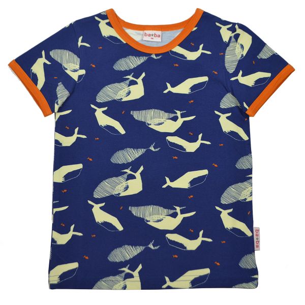 BABA - T-SHIRT - KURZARM T- SHIRT - WHALES