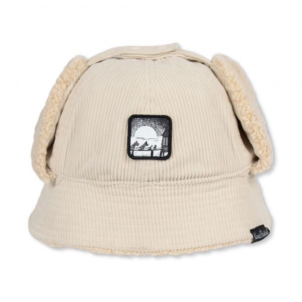 NORDIC BUDDIES - MOOMINTROLL BUCKET WINTER HAT - WINTER MÜTZE FÜR ERWACHSENE - BEIGE