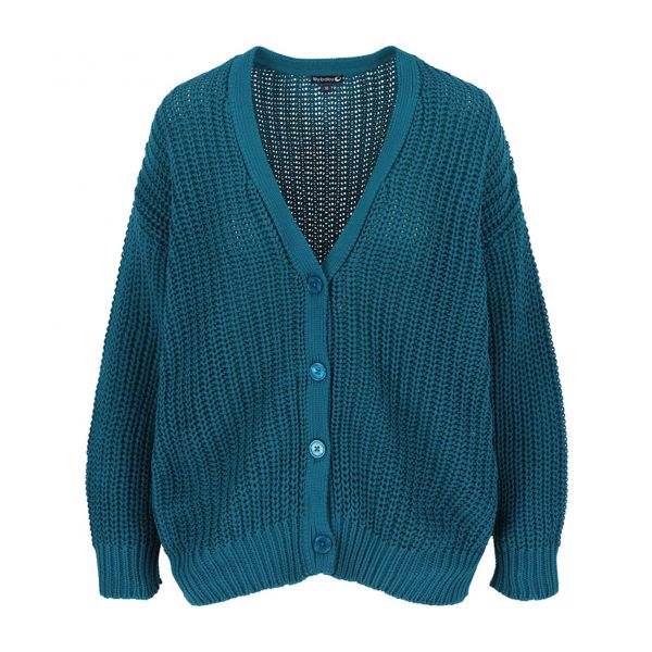 LILY BALOU - ZITA CARDIGAN - DAMEN STRICKJACKE - OCEAN DEPTHS