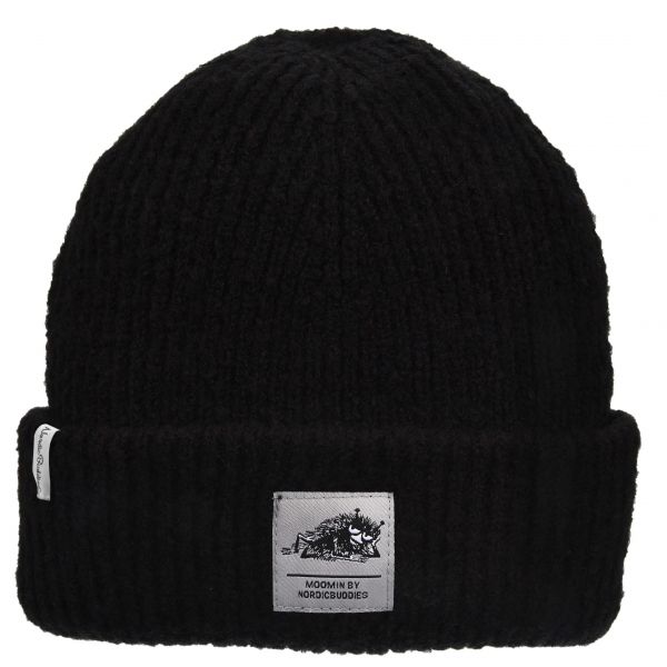 NORDIC BUDDIES - WINTER HAT BEANIE ADULT MOOMIN STINKY - WINTER MÜTZE FÜR ERWACHSENE - BLACK