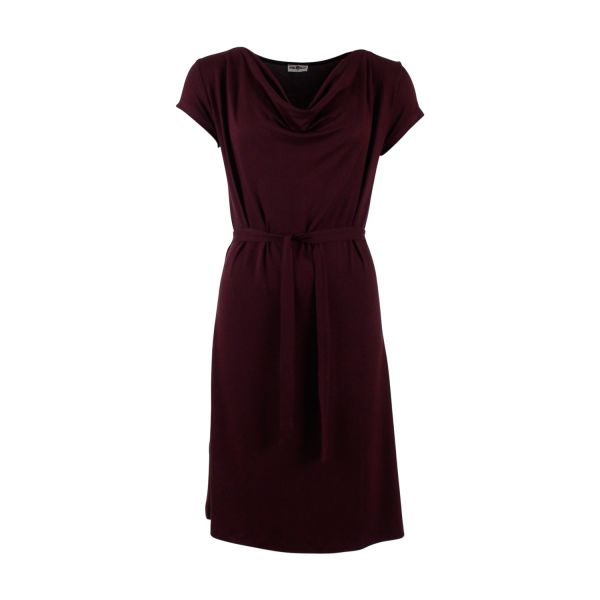 CHILLS & FEVER - DRESS MIMI - DAMEN KURZARM KLEID - WINE