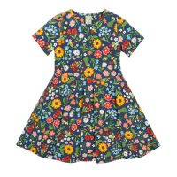 FRUGI - SUNSHINE SKATER DRESS - KURZARM KLEID MIT BLUMENPRINT - POTAGER GARDEN FRUGI - SUNSHINE SKATER DRESS - KURZARM KLEID MIT BLUMENPRINT - POTAGER GARDEN