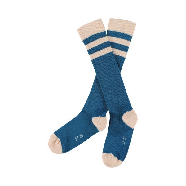 LILY BALOU - JORDAN KNEE SOCKS - KNIESTRÜMPFE - MOROCCAN-BLUE