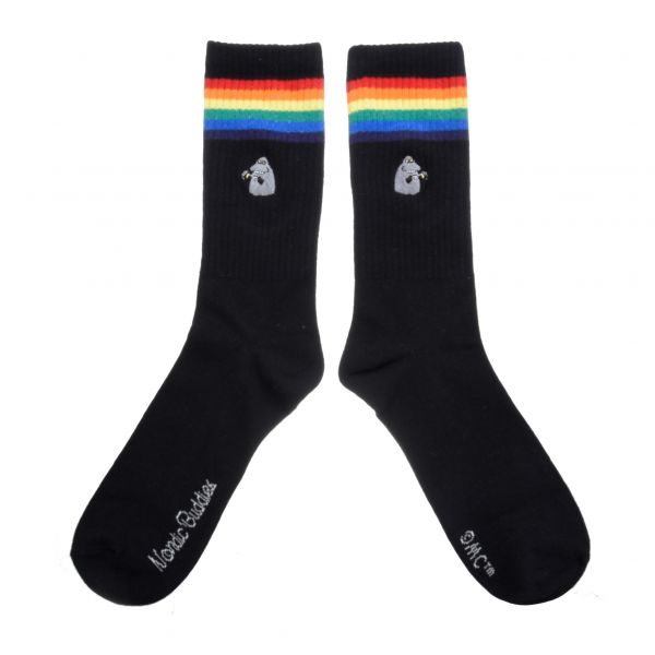 NORDIC BUDDIES - TENNIS SOCKS MEN MOOMIN - MOOMIN HERREN SOCKEN - BLACK