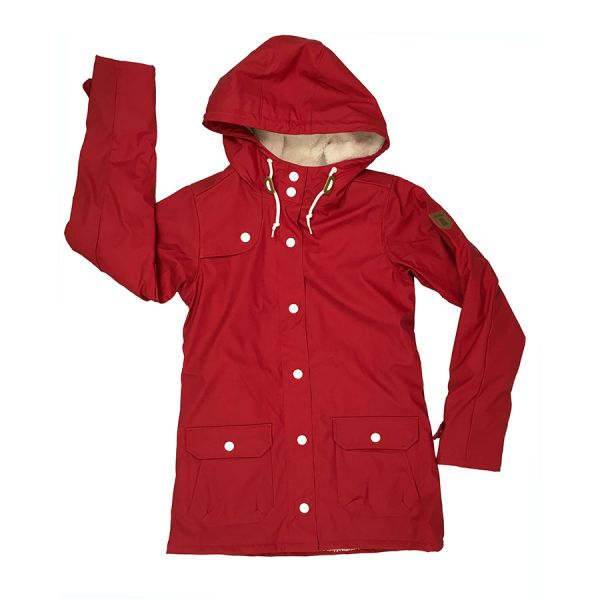 DERBE - PENINSULA COZY PENSHOLM - DAMEN REGENJACKE GEFÜTTERTER FRIESENNERZ